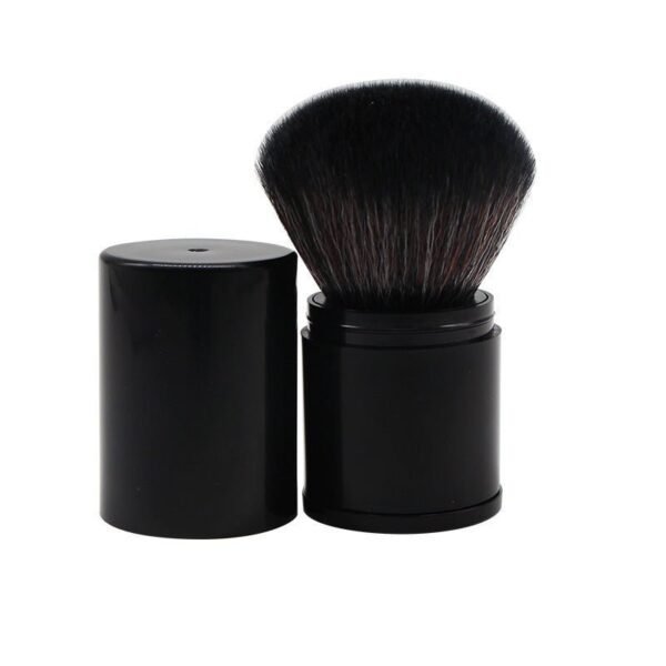Retractable Powder Blush Brush - Portable, Soft Bristles, Travel Size