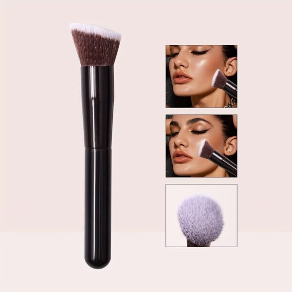 212e3879-82ae-48ad-a1c1-22715984687f-1.jpg Black Angled Contour Brush - Soft Bristles for Blush, Powder, and Multifunctional Makeup