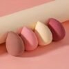 309aedb2-146e-498e-baac-b98810336401.jpg 4pcs Makeup Sponge Blender - Non-Latex, Skin-Friendly, Dual Use for Wet and Dry Foundation Blending