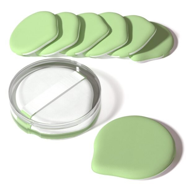 8Pcs Air Cushion Makeup Sponges for Foundation with Portable Box | Latex-Free Blending Sponge for Liquid, Cream, Foundation and Powder | Round Powder Puff | Mix