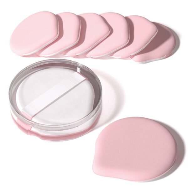 8Pcs Air Cushion Makeup Sponges for Foundation with Portable Box | Latex-Free Blending Sponge for Liquid, Cream, Foundation and Powder | Round Powder Puff | Mix