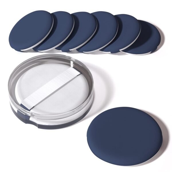 8Pcs Air Cushion Makeup Sponges for Foundation with Portable Box | Latex-Free Blending Sponge for Liquid, Cream, Foundation and Powder | Round Powder Puff | Mix