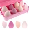Makeup Sponge, Beauty Makeup Blending Sponge Puff Blender Foundation Sponge Concealer Sponges Applicator Sponges 8 Pcs