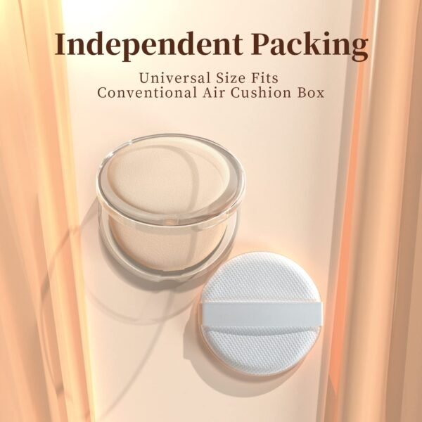 8Pcs Air Cushion Makeup Sponges for Foundation with Portable Box | Latex-Free Blending Sponge for Liquid, Cream, Foundation and Powder | Round Powder Puff | Mix