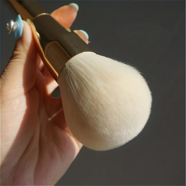 Flawless Finish Kabuki Brush - Hypoallergenic, Full Coverage, Skin Friendly