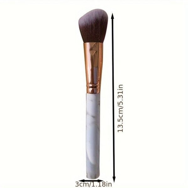 6ec012ac-e389-11ee-9529-0a580a682aa7.jpg Marble Pattern Makeup Brush - Soft Fiber Bristles, Beveled Blush & Contour Brush