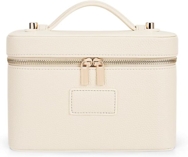 Makeup Bag Vanity Case for Women Leather Cosmetic Bag Travel Toiletry Bags Portable Makeup Organizer Case