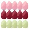 ‌15-Pcs Makeup Sponge Set – Soft, Latex-Free, Individually Wrapped Beauty Makeup Sponge for Wet & Dry Use, Ideal for Foundation, Concealer & Powder Application