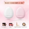 72 Pcs Finger Powder Puff Mini Makeup Sponge Soft Beauty Makeup Blender Puff for Foundation, Face Powder, Under Eye Setting, Concealer, Repair Cream, Cosmetic Tool (Pink, Beige, Blue, White)