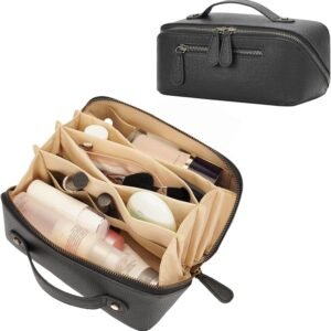 71AiZ3zz1lL._AC_SL1500.jpg Travel Makeup Bag Large Capacity Cosmetic Bags for Women Waterproof Make up Organizer