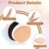 71Pu6YAn3ML._SL1500 30pcs Finger Powder Puff, Mini Puffs for Makeup, Small Powder Puff, Soft Finger Sponge Makeup for Concealer, Latex-Free Use (Dry/Wet) for Women and Girls