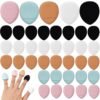 75PCS Finger Powder Puff Mini Makeup Sponge Soft Beauty Makeup Blender Puff for Foundation, Face Powder, Under Eye Setting, Concealer, Repair Cream, Cosmetic Tool