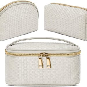 Makeup Bag 3 Pcs waterproof Cosmetic Bag Portable Travel Cosmetic Bag