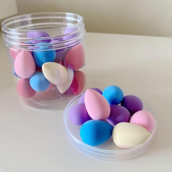 Mini Makeup Sponge Blender 30 pcs, Beauty Blender Sponge for Foundation, Powder, Concealer and Eye Shadow,Under Eyes,Highlight and Contour