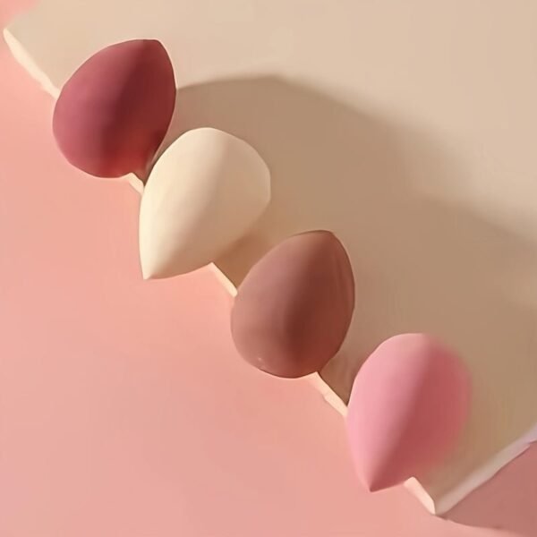 8c1a55c1-1019-4532-aa59-ee696570c009-1.jpg 4pcs Makeup Sponge Blender - Non-Latex, Skin-Friendly, Dual Use for Wet and Dry Foundation Blending