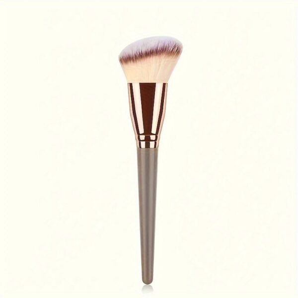 Premium Nylon Bristle Contour Brush: Soft, Angled, Multifunctional