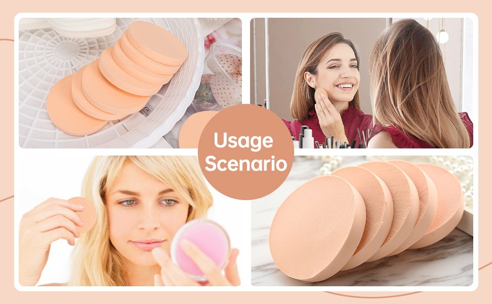 Suitable for powder, cream or foundation, can be used for all makeup types