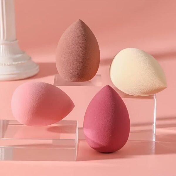 b4fb10d6-fa0c-4a79-b849-a05c2b98adfd-1.jpg 4pcs Makeup Sponge Blender - Non-Latex, Skin-Friendly, Dual Use for Wet and Dry Foundation Blending
