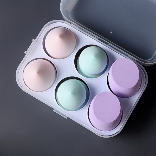 4PCS Premium Makeup Sponge Set - Bouncy Beauty Blender, Soft for Wet & Dry Use