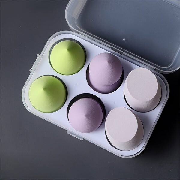 4PCS Premium Makeup Sponge Set - Bouncy Beauty Blender, Soft for Wet & Dry Use